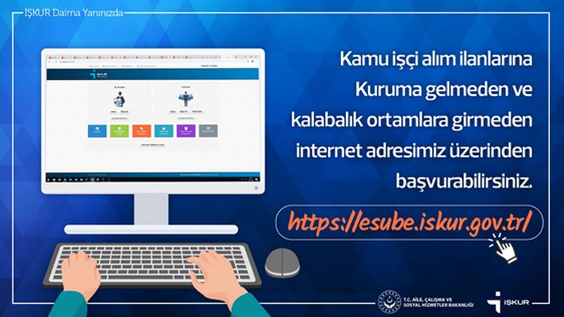 İŞKUR’DAN KORONAVİRÜS UYARISI