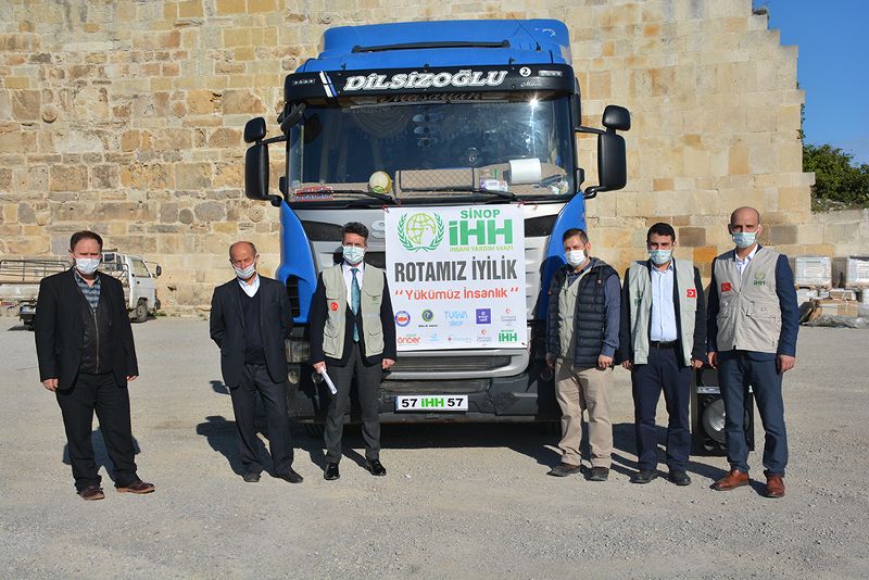 SİNOP’TAN SURİYE'YE UN YARDIMI