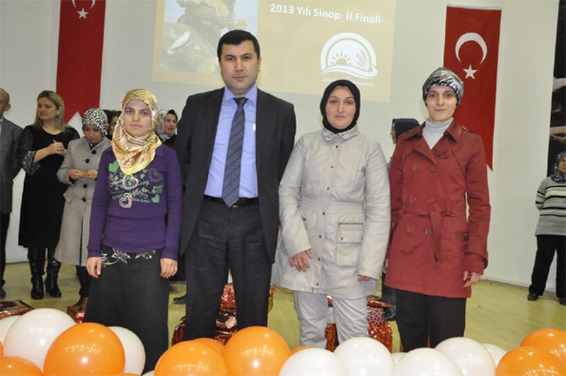 Kadınlar kıyasıya yarıştı