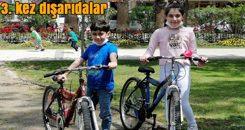 Sinop’ta çocuklar üçüncü kez sokakta olmanın tadını çıkardılar