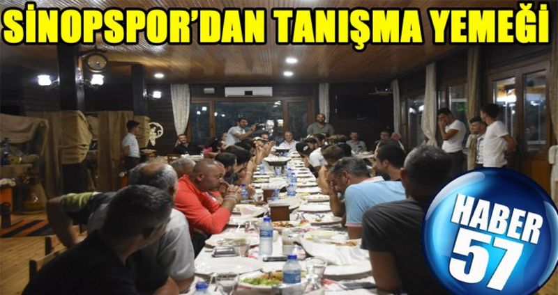 SİNOPSPOR’DAN TANIŞMA YEMEĞİ