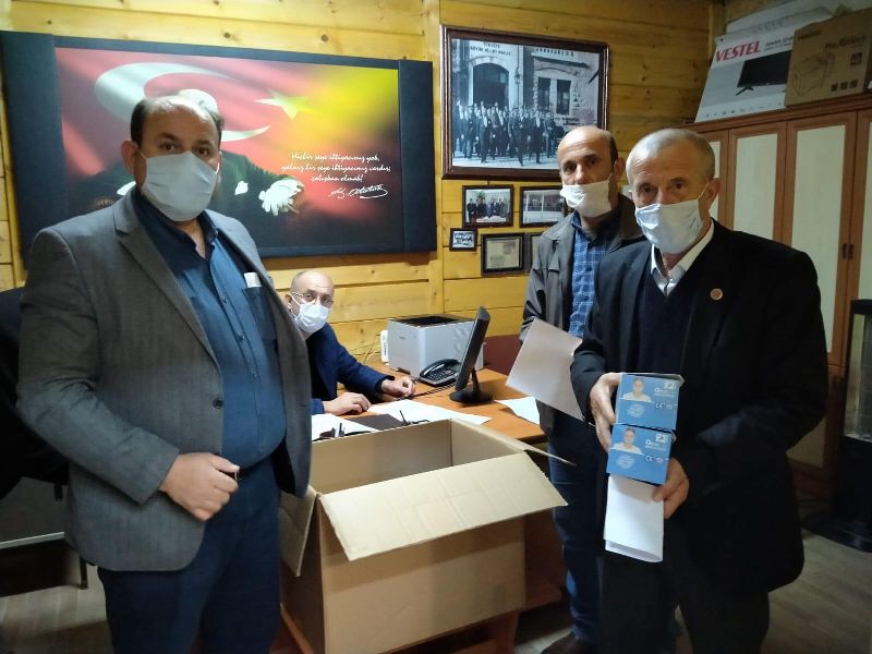Sinop İl Özel İdaresi Köylere 5 Bin Adet Maske Gönderdi