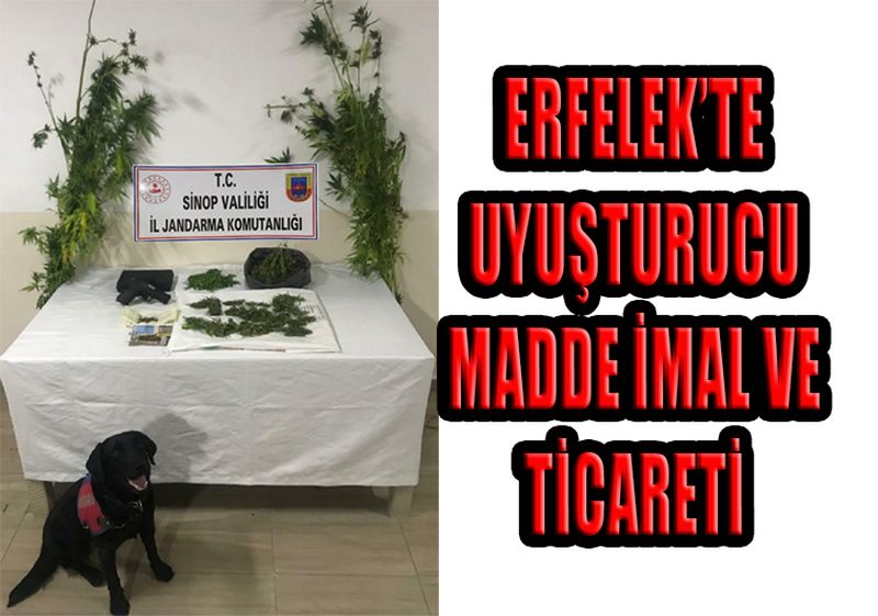 ERFELEK’TE UYUŞTURUCU MADDE İMAL VE TİCARETİ