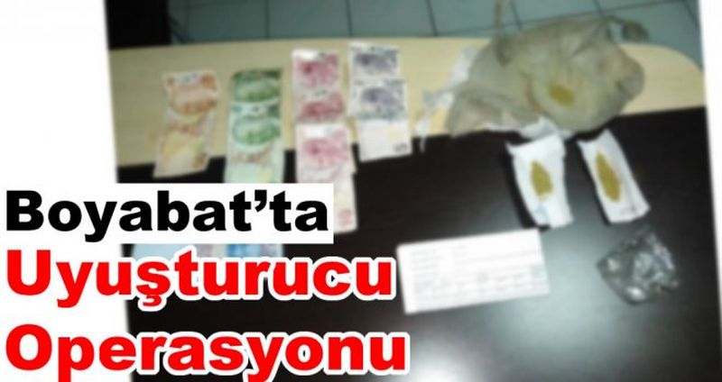Sinop’ta uyuşturucu operasyonunda 1 kişi tutuklandı
