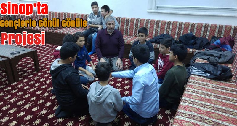 Sinop’ta “Gençlerle Gönül Gönüle” Projesi