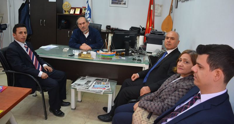 DEFTERDAR GÜNAYDIN’DAN GAZETEMİZE ZİYARET