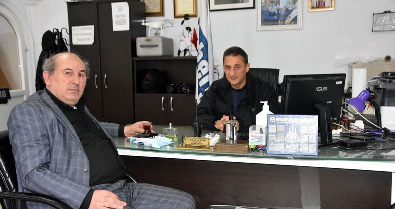 VALİ KARAÖMEROĞLU’NDAN GAZETEMİZE ZİYARET