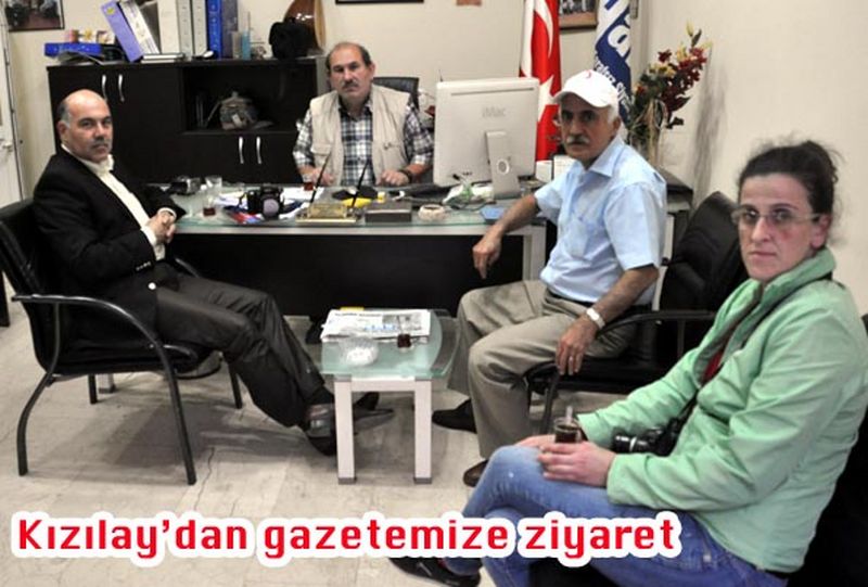 Kızılay’dan gazetemize ziyaret
