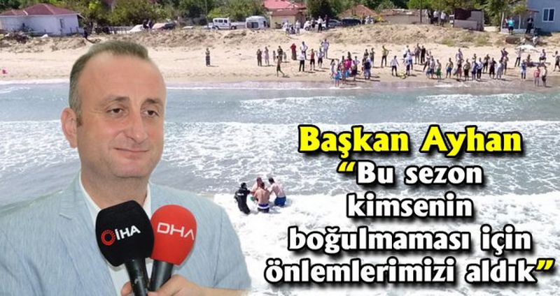 SİNOP'TA BOĞULMALARA KARŞI ÖNLEM