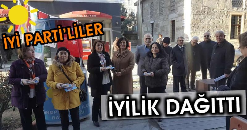 İYİ PARTİ KANDİLDE İRMİK TATLISI DAĞITTI