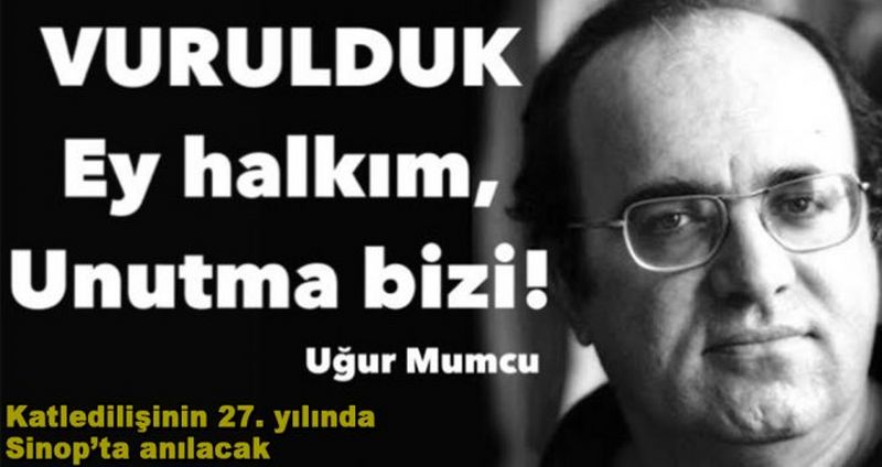 Uğur Mumcu Sinop'ta anılacak