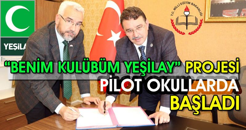 BENİM KULÜBÜM YEŞİLAY PROJESİ FAALİYETE GEÇTİ