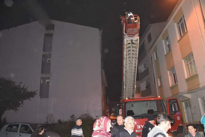 Sinop’ta Yangın Paniği