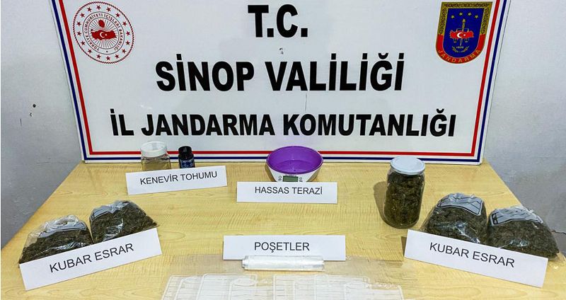 SİNOP’TA UYUŞTURUCU OPERASYONU!