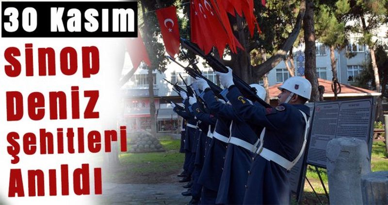 Sinop’ta 30 Kasım Deniz Şehitleri Anıldı