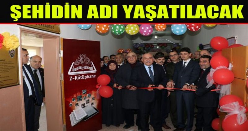 ŞEHİDİN ADI YAŞATILACAK