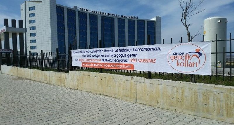 Sağlık çalışanları için moral mesajı