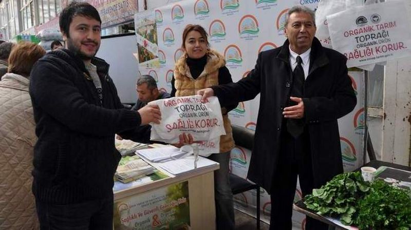 SİNOP KAPALI PAZAR YERİNDE ORGANİK TARIM STANDI