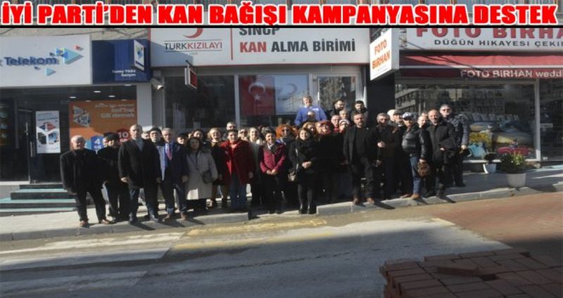 İYİ PARTİ’DEN KAN BAĞIŞI KAMPANYASINA DESTEK