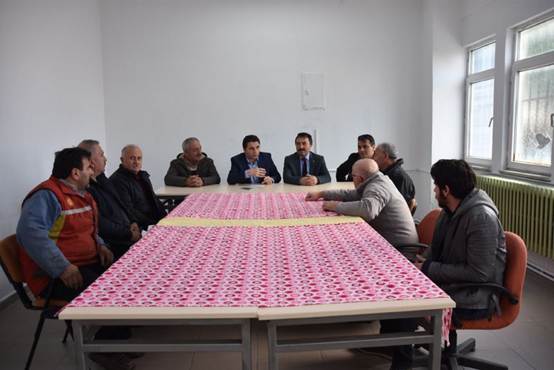 ALİ ÇÖPÇÜ KÜÇÜK SANAYİ SİTESİ ESNAFLARINI ZİYARET ETTİ