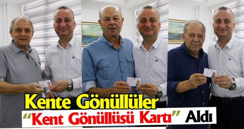 Başkan Ayhan, Kentin Gönüllülerine “Kent Gönüllüsü Kartı” Verdi