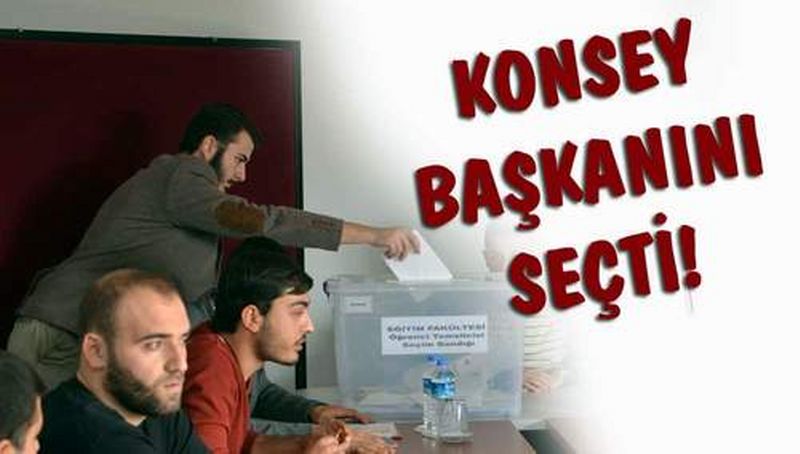 ÖĞRENCİLER BAŞKANINI SEÇTİ