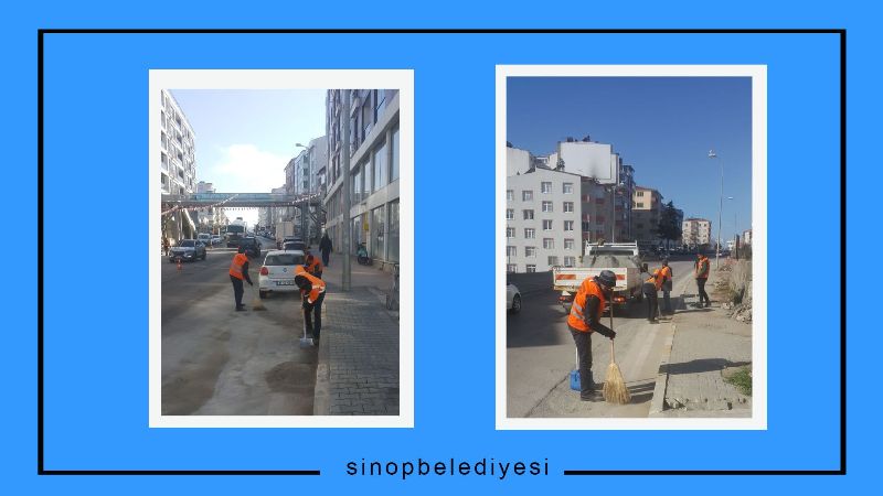 SİNOP BELEDİYESİ’NDEN ÇEVRE TEMİZLİĞİ