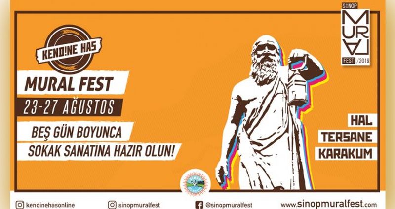 KENDİNE HAS MURAL FEST, 23 AĞUSTOS’TA SİNOP’TA