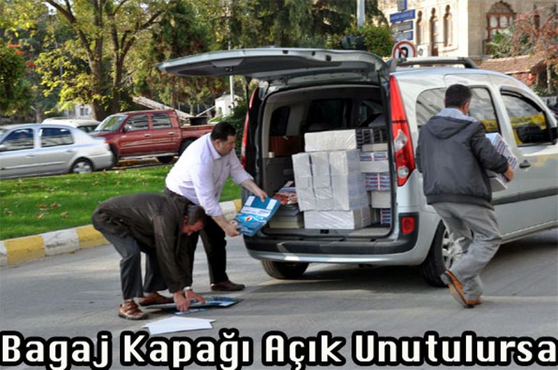 Bagaj Kapağı Açık Unutulursa