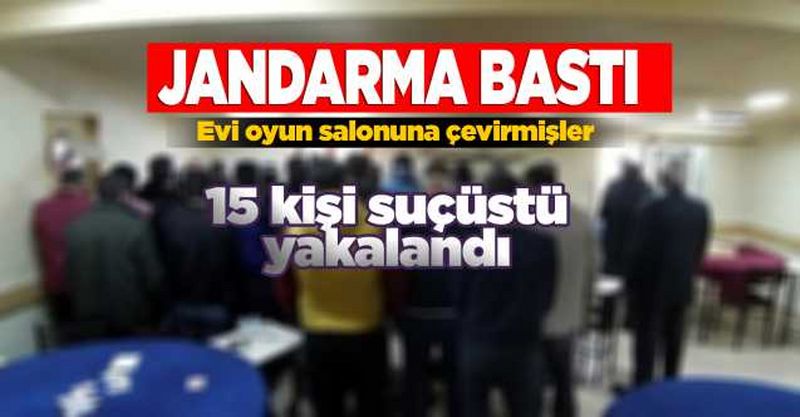 Sinop’ta evini kumarhaneye çeviren ve kumar oynayan kişilere ceza yağdı