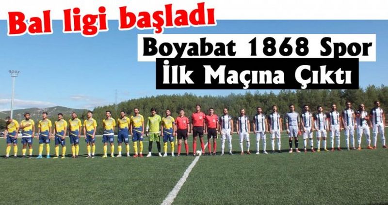 Boyabat 1868 Spor İlk Maçına Çıktı