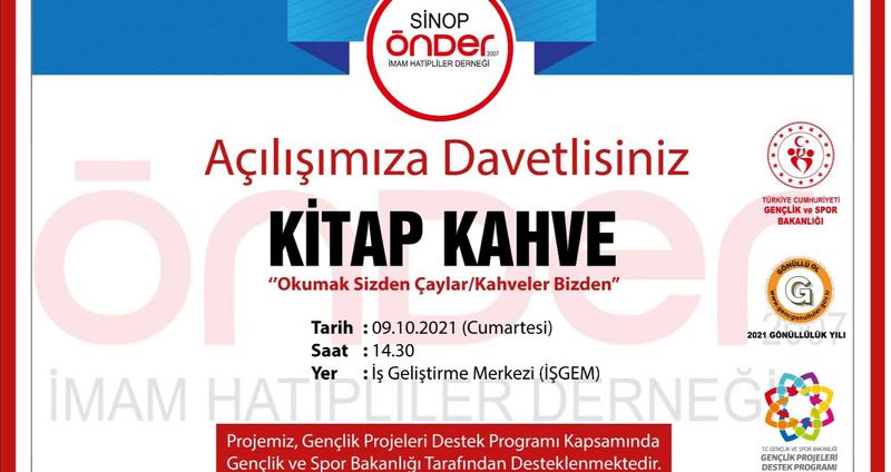 “KİTAP KAHVE” AÇILIŞI GERÇEKLEŞECEK