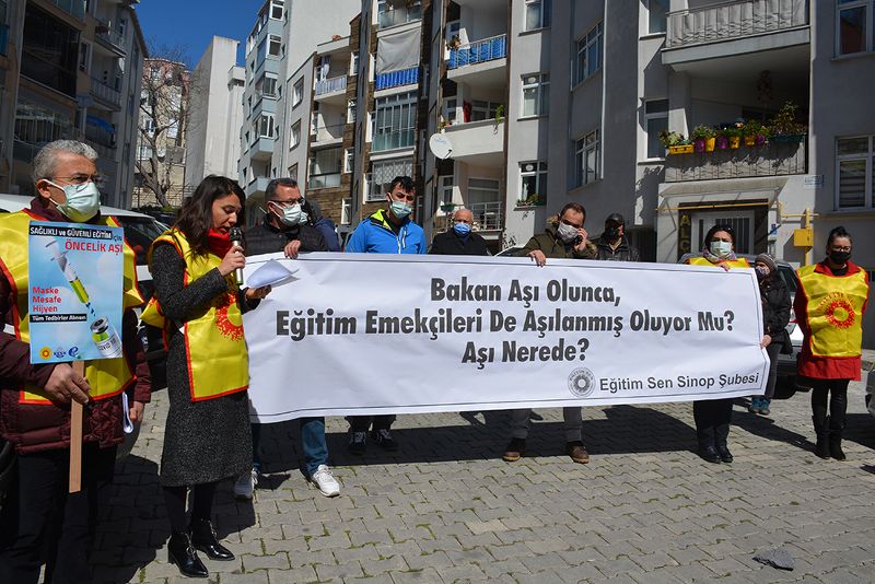 Eğitim-Sen:” Aşı nerede?”