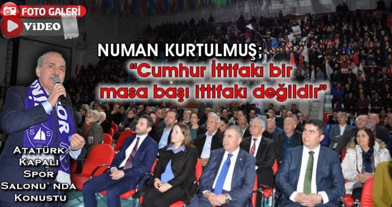 Numan Kurtulmuş Sinop' a Konuştu