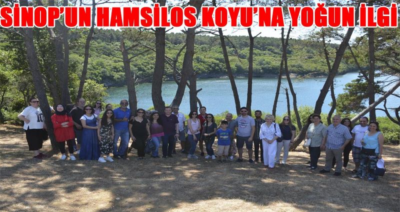 SİNOP’UN HAMSİLOS KOYU’NA YOĞUN İLGİ