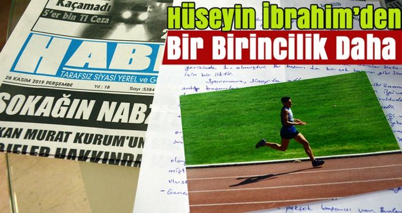 Sinoplu Atlet Hüseyin İbrahim’den Bir Birincilik Daha