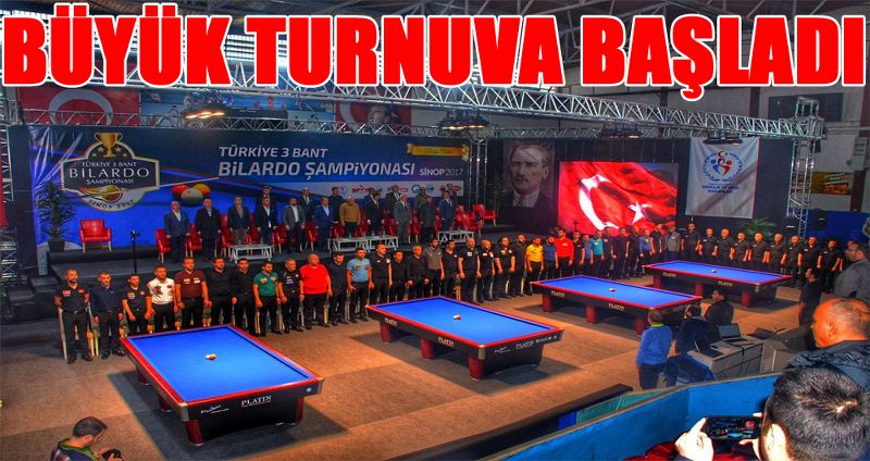 BÜYÜK TURNUVA BAŞLADI