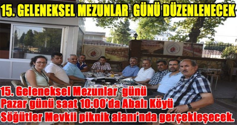 15. GELENEKSEL MEZUNLAR GÜNÜ DÜZENLENECEK