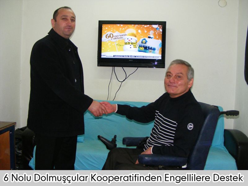 6 Nolu Dolmuşçular Kooperatifinden Engellilere Destek