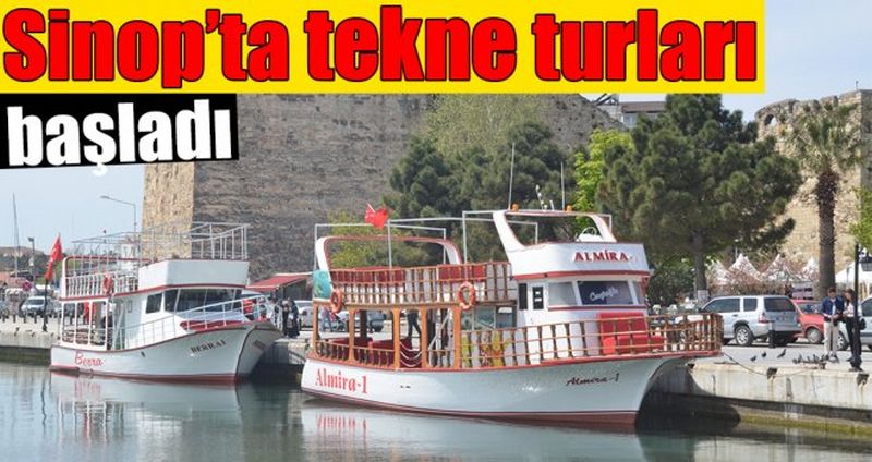 Sinop'ta Gezi Tekneleri Hizmete Başladı