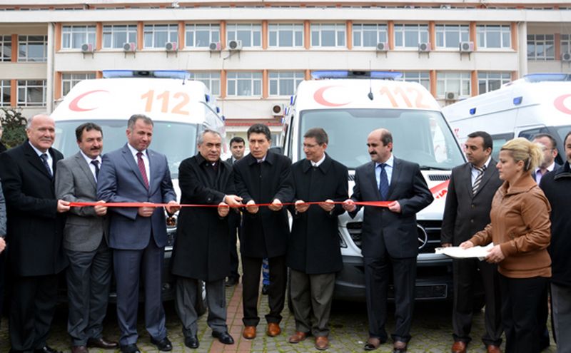 Sinop’a 5 yeni ambulans