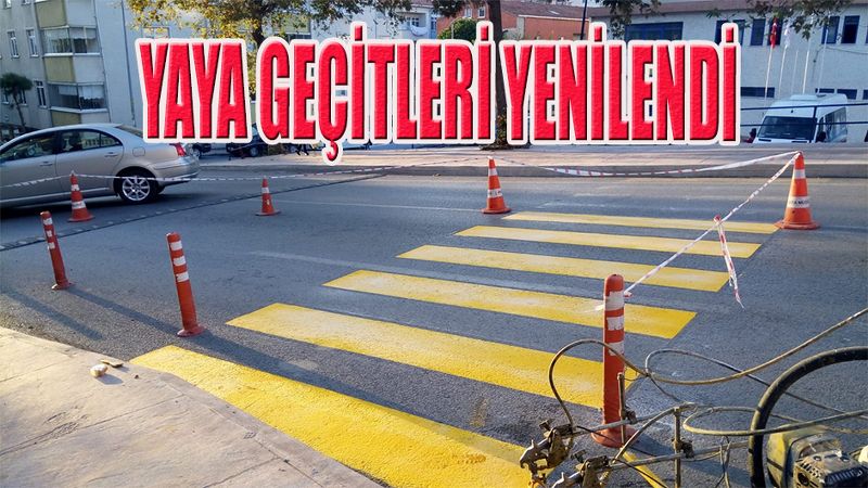 YAYA GEÇİTLERİ YENİLENDİ