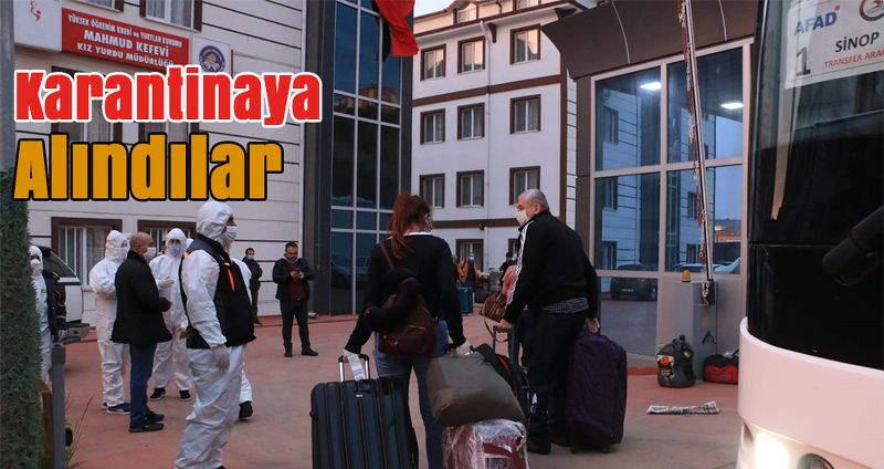 Birleşik Arap Emirlikleri’nden gelen vatandaşlar öğrenci yurduna yerleştirildi