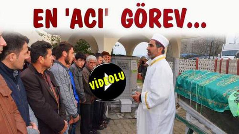 ANNESİNİN CENAZE NAMAZINI KILDIRDI