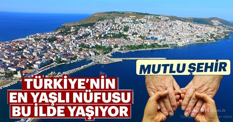 TÜRKİYE'NİN EN YAŞLI NÜFUSU, MUTLU KENT SİNOP'TA