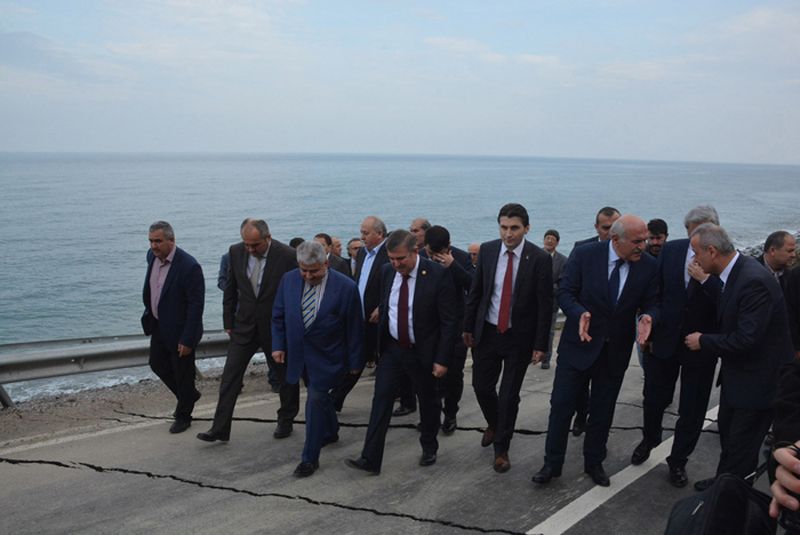 VALİ İPEK HEYELAN BÖLGESİNE YERİNDE İNCELEDİ