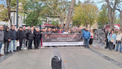 10 Ekim Gar Katliamı’nda yaşamını yitirenler  Sinop'ta anıldı
