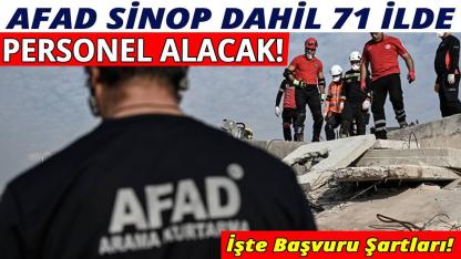 AFAD 1250 sözleşmeli personel alacak!