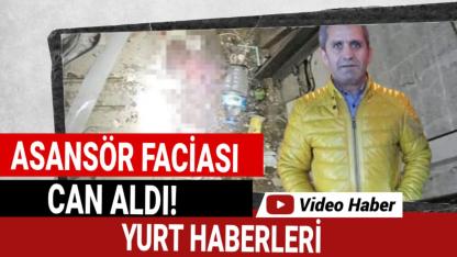 Asansör boşluğunda feci son