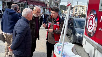 Ayaklarına gelen sosyal hizmet Boyabat’ta ilgi topladı